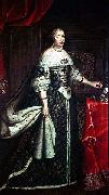 Charles Beaubrun Anne d'Autriche en costume royal USA oil painting artist